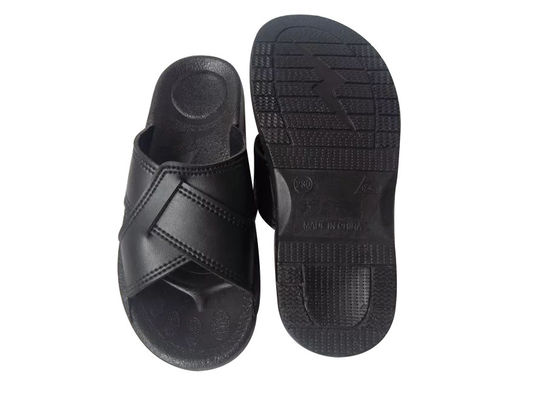 Anti Static Black PU Slipper Esd Cleanroom Shoes